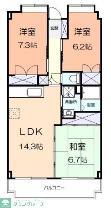 ウエストリバー湘南台の物件間取画像