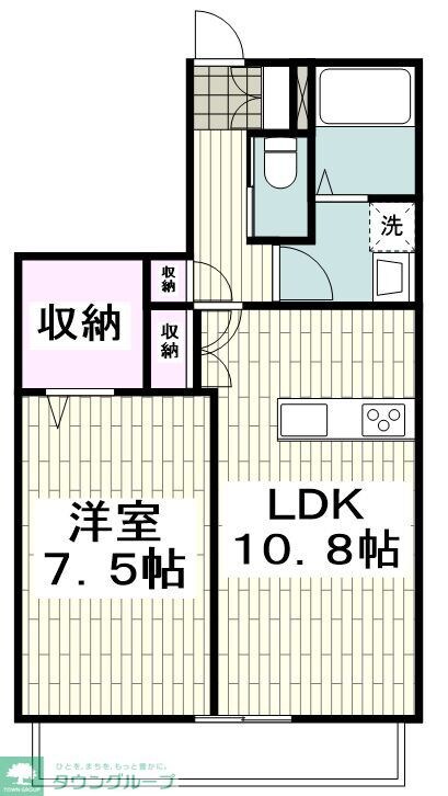 ラフィネ湘南の物件間取画像