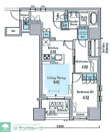 GRAN PASEO横濱関内PREMIUMの物件間取画像