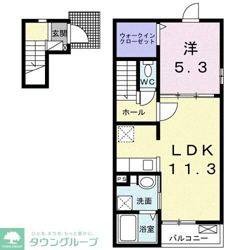 セスト湘南の物件間取画像