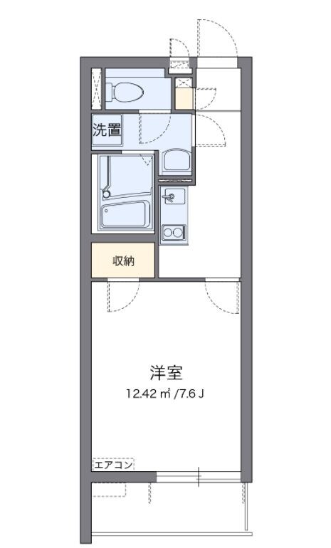 クレイノ河原タウニーの物件間取画像