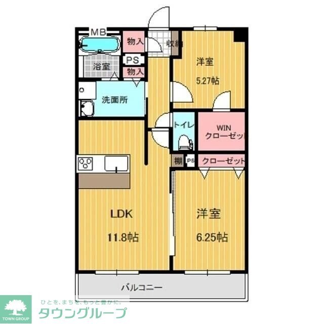 サンパーシモンの物件内観写真