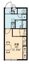 レオパレス本庄栄の物件間取画像