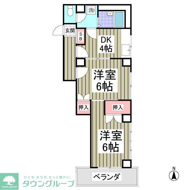武村ハイツの物件間取画像