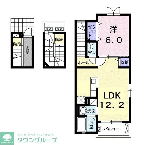 comfort Kの物件間取画像