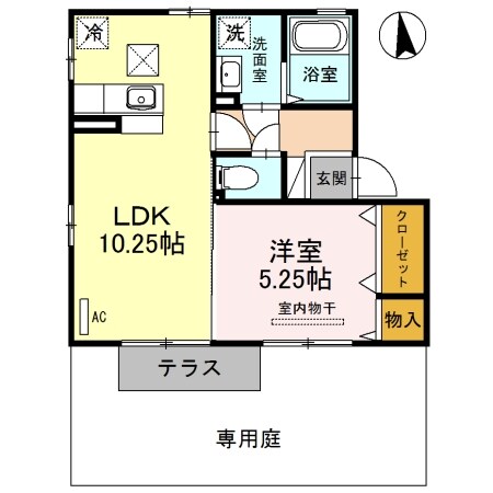 メゾンフラッシュ IIの物件間取画像
