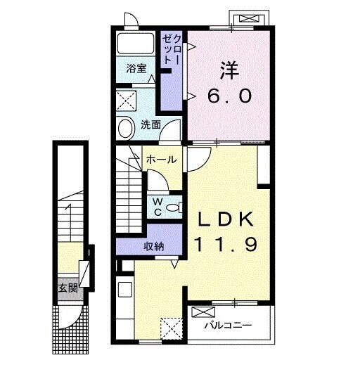 フェニックスの物件間取画像