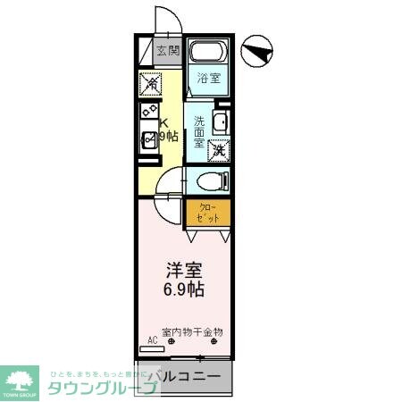 スリール ドゥの物件間取画像