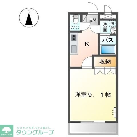 プリベールアイカワの物件間取画像