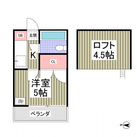 トレニアの物件間取画像
