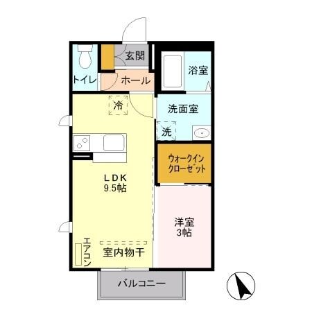 アンシャンテ東方の物件間取画像