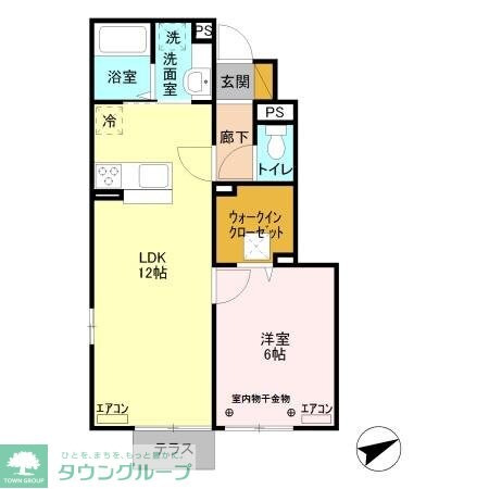 アムール花崎の物件間取画像