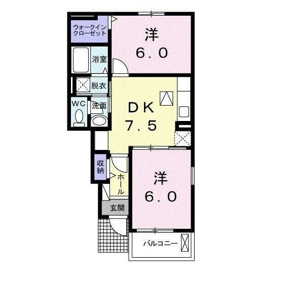 ユニゾンガーデンIIIの物件間取画像