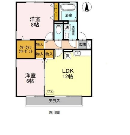 タウンスクエアの物件間取画像