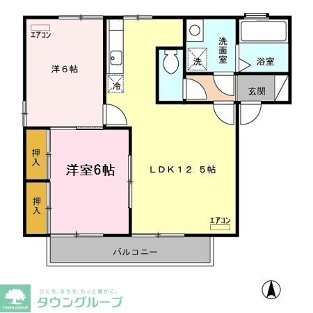 セジュールエクセレントの物件間取画像