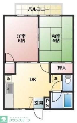 宮沢ハイツの物件間取画像