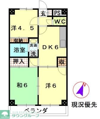高橋マンション銀座の物件間取画像