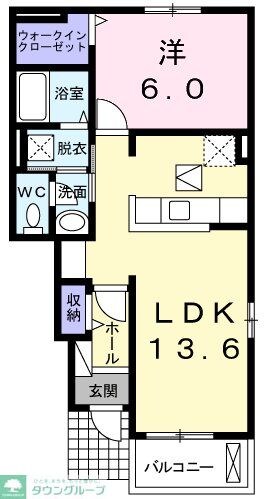 マーベラス Cの物件間取画像