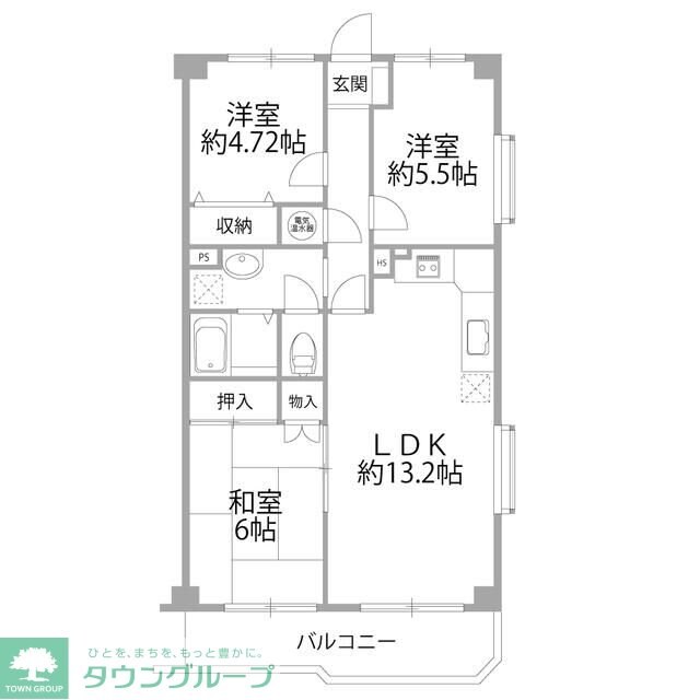 サンライズ熊谷の物件間取画像