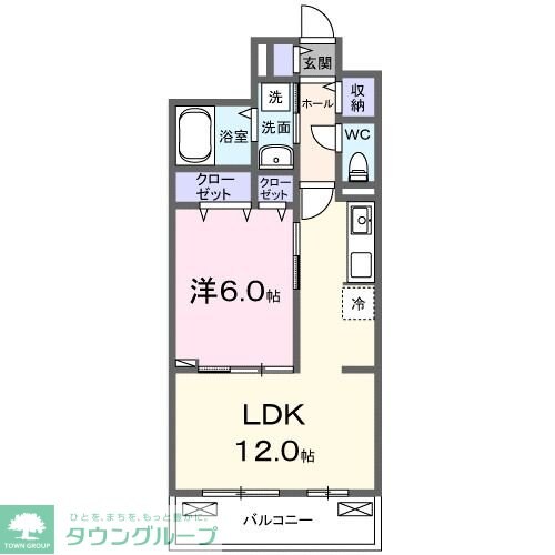 クラールの物件間取画像