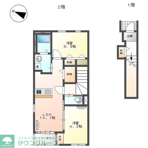 サンローズIIの物件間取画像