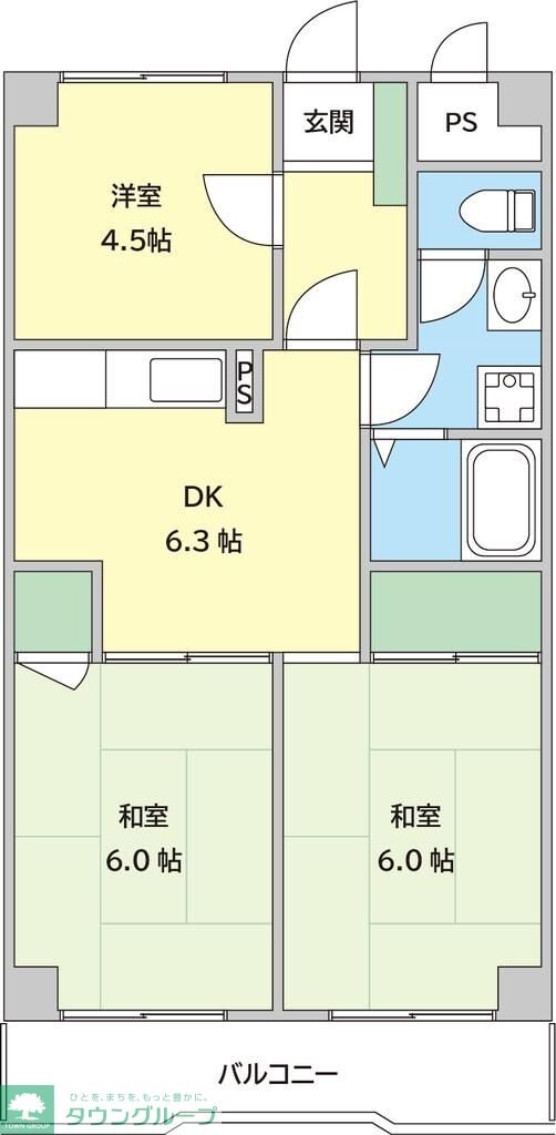 ゼファー銀座の物件間取画像