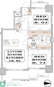 ヴェルディーク熊谷オーセンティックの物件間取画像