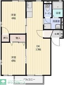 ロジュマンAの物件間取画像