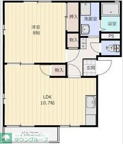 ロジュマンCの物件間取画像