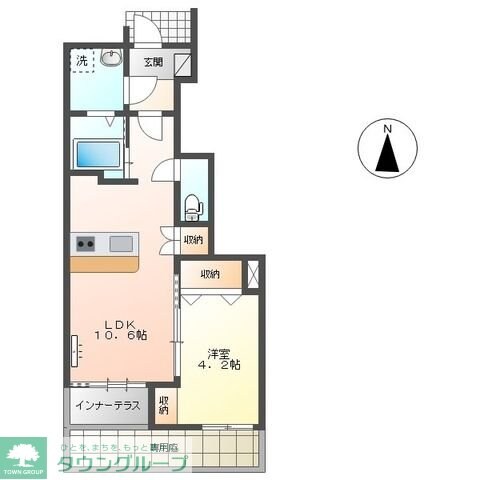 フリージアの物件間取画像
