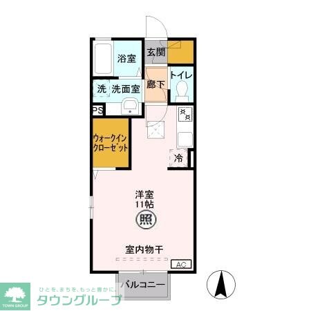 クレールの物件間取画像