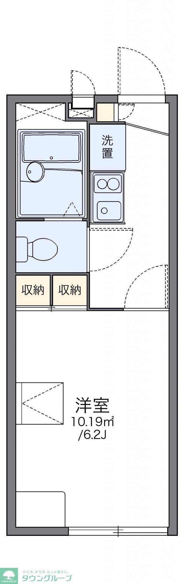 レオパレスアムールIIIの物件間取画像