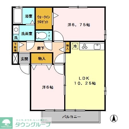 グランメールの物件間取画像