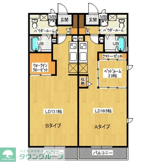 ガーデン ガーデンの物件間取画像