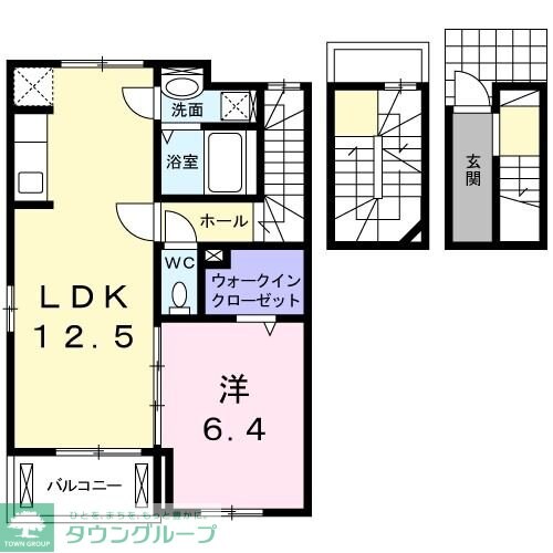ゆりの木・VIの物件間取画像