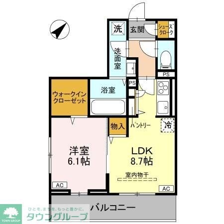 ノーブルヴィラ曙町の物件間取画像