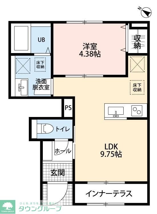 リーブルファイン鴻巣大間の物件間取画像
