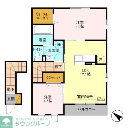 サンリバーの物件間取画像