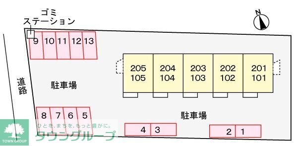 カーサ八幡林の物件内観写真