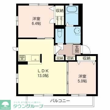 メルヴェーユ IIIの物件間取画像