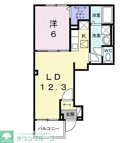 グラン・シャトー武蔵嵐山Aの物件間取画像