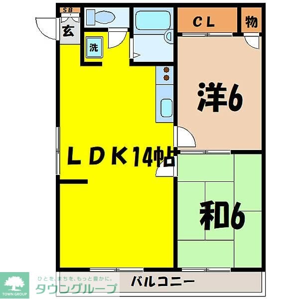 メゾン湊の物件間取画像