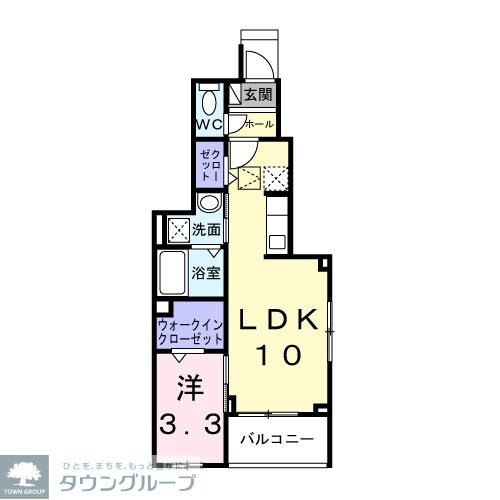 グラン・シャトー武蔵嵐山Bの物件間取画像