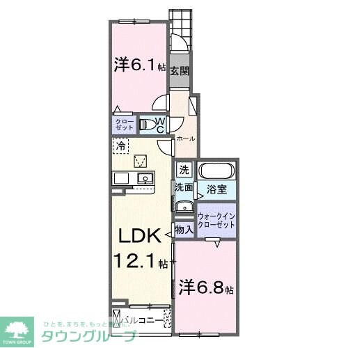 ブリッサ パラシオの物件間取画像