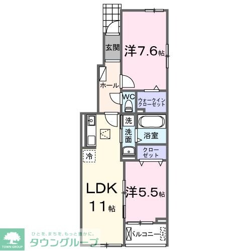 ブリッサ パラシオの物件間取画像