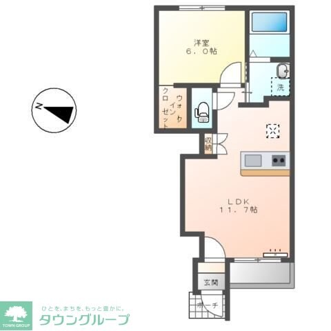 ブルースターの物件間取画像