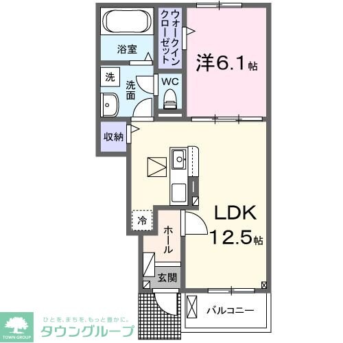 ヒカルサ加須イーストIIの物件間取画像