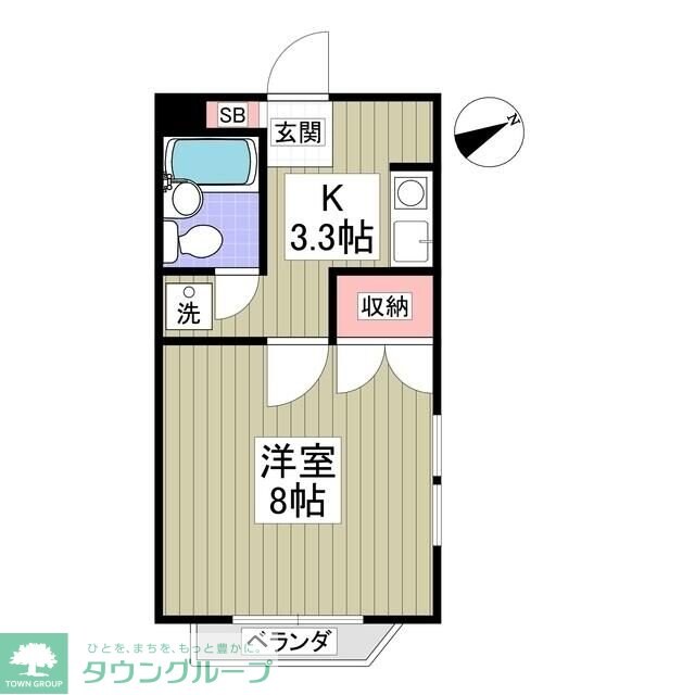 シティハイツシャレーの物件間取画像