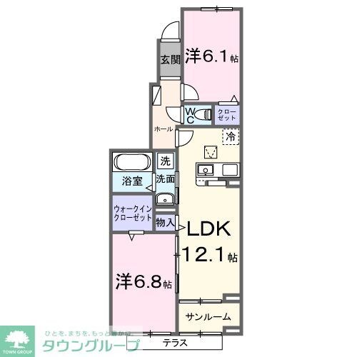 サンライズの物件間取画像