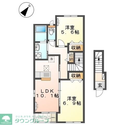 ポップ・メゾンの物件間取画像